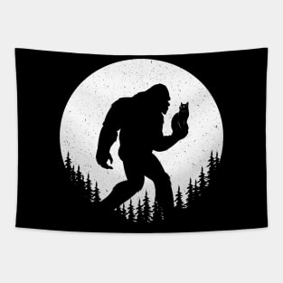 Bigfoot Cat Tapestry