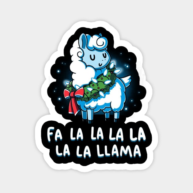 Christmas Llama Magnet by GLattimore