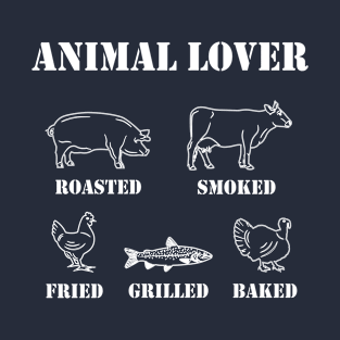 Animal Lover (white) T-Shirt