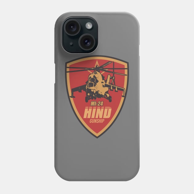 MI-24 Hind Phone Case by TCP