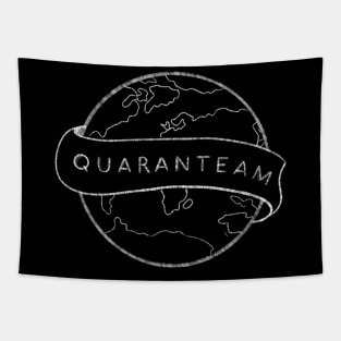 Quaranteam tshirt Tapestry