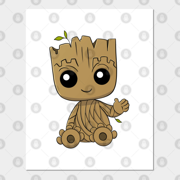 Baby Groot Marvel Comics L Am Groot Guardians Of The Galaxy I Am Groot Guardians Cartel E Impresion Artistica Teepublic Mx