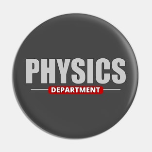 Quantum Physics - Physics Department Pin