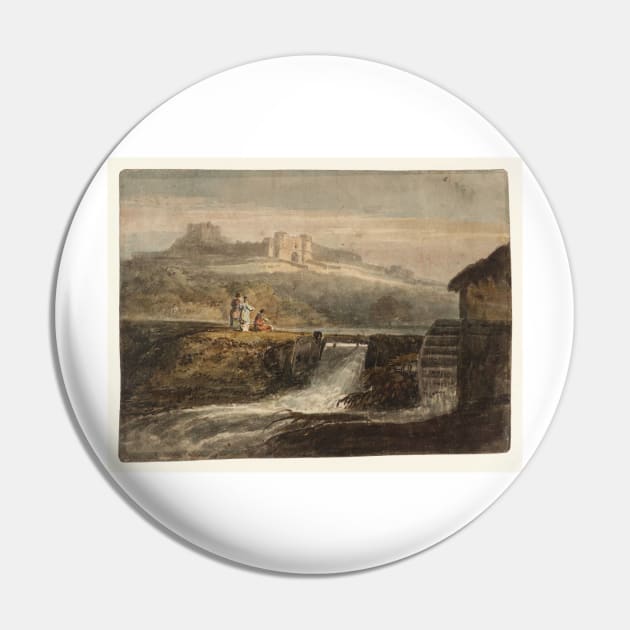 A Sluice and a Watermill, with a Distant View of Carisbrooke Castle, 1796 Pin by Art_Attack