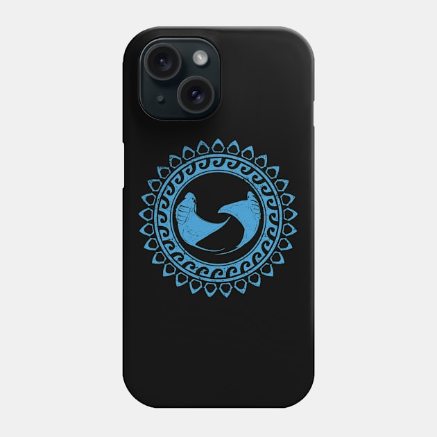 Manta Rays Polynesian Design Phone Case by NicGrayTees