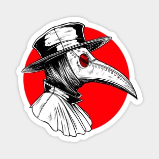 Plague doctor. Party like it's 1347. Magnet