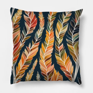 Chromatic Botanic Abstraction #40 Pillow