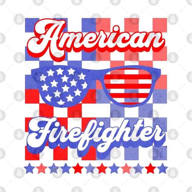 American Firefigher 4th of July Shirt by IncpetionWear