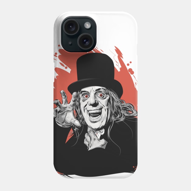 Lon Chaney - An illustration by Paul Cemmick Phone Case by PLAYDIGITAL2020