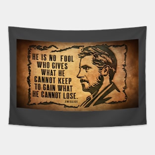 Eternal Wisdom Tee: Jim Elliot's Profound Legacy Tapestry