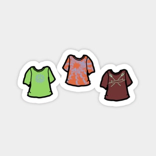 Hippie Tee Trio Magnet