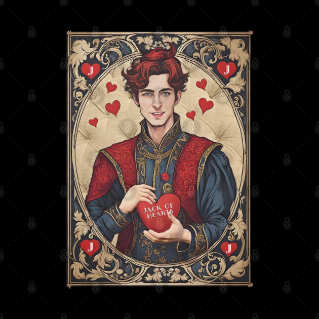 The Jack Of Hearts Face Card by 2HivelysArt