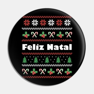 Portugese Christmas Feliz Natal Pin