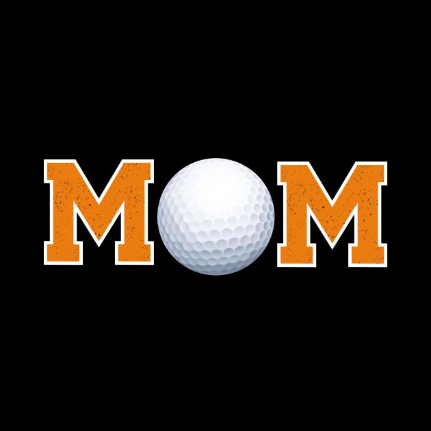 Golf Mom Orange by capesandrollerskates 