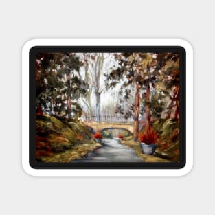 Longwood Gardens Bridge Magnet