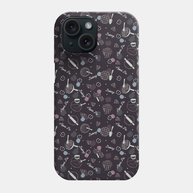 Apple Pie Lover Pattern Phone Case by FlinArt