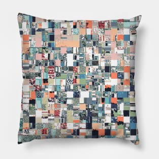 Chaotic Geometric Pattern Pillow