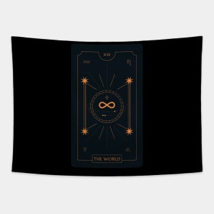 The World Tarot Card Tapestry