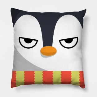 Christmas Makes me Angry - Penguin Christmas Pillow