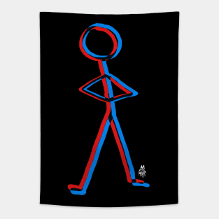 Simple stick figure, hand drawn, simple design, female, or girl