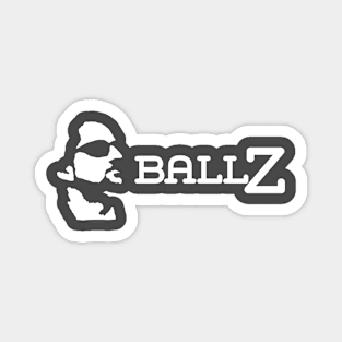 Freeballz Flag White Magnet