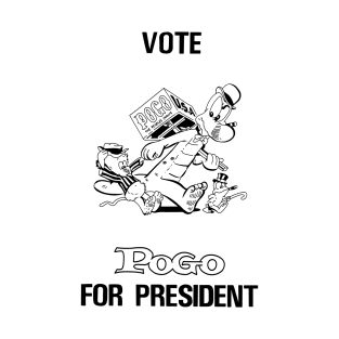 Vote Pogo for President Classic 1950’s Comic T-Shirt