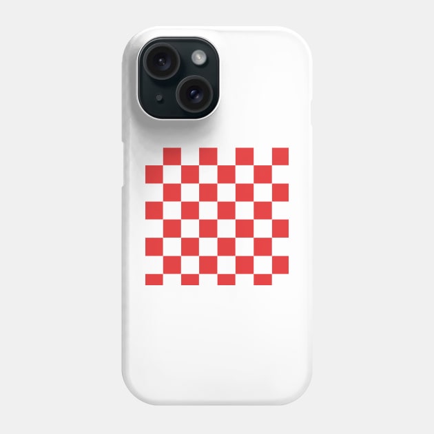 Nottingham Forest Checks Phone Case by Confusion101