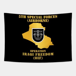 5th SFG - OIF w Map Tapestry