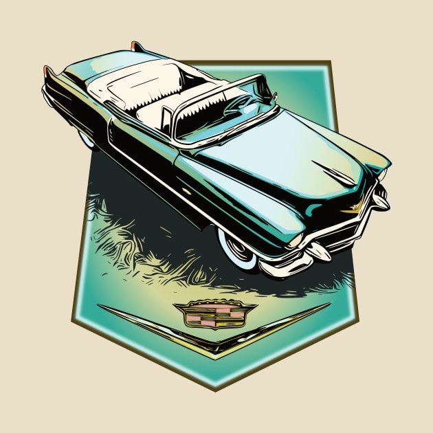 56 Blue/green Cadillac, 1956 Caddy series 62 by ZoeysGarage