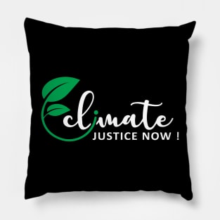 Climate Justice Now Pillow