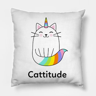 Cattitude Pillow