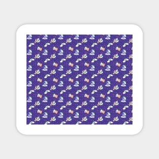 Rainbow Star Animal Pattern Magnet