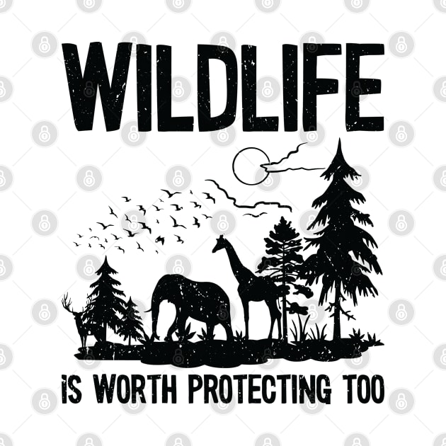 World Wildlife Day Animal Protection Wildlife Conservation by Tom´s TeeStore