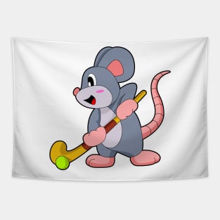 Mouse Hockey Hockey stick Tapestry