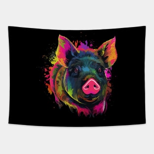 Pot-Bellied Pig Tapestry