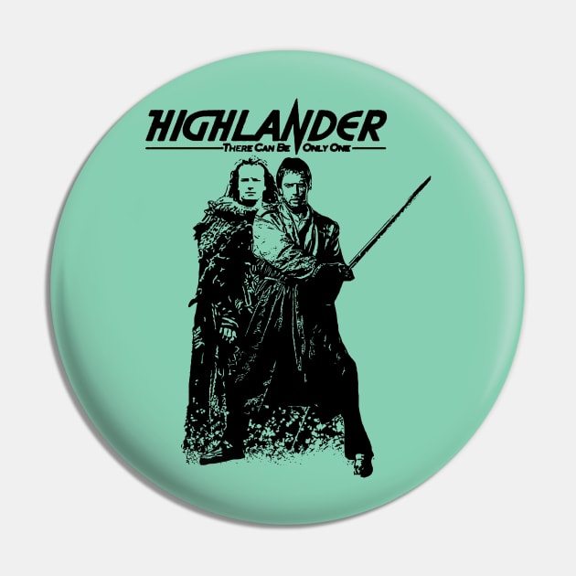 Highlander Tribute Pin by Jldigitalcreations