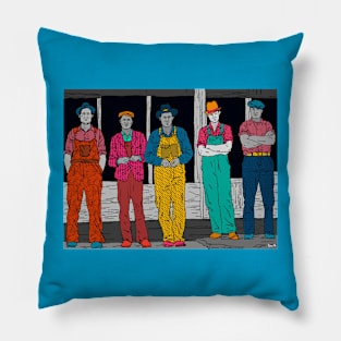 MEN IN HATS Pillow