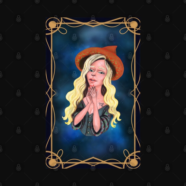 Blonde virgo witch by Raluca Iov