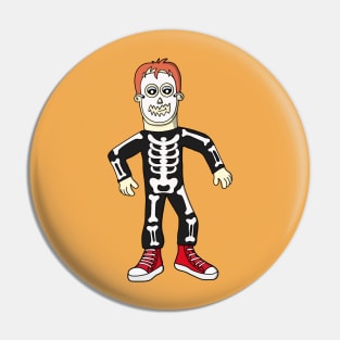 Spooky Bones Pin