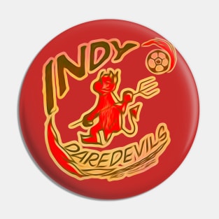 Indianapolis Daredevils Soccer Pin