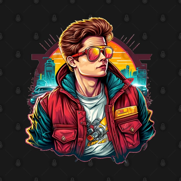 Back to the future Marty McFly by Buff Geeks Art