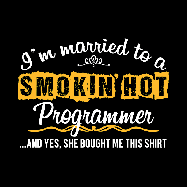 For Programmer's Husband Funny Gift by divawaddle