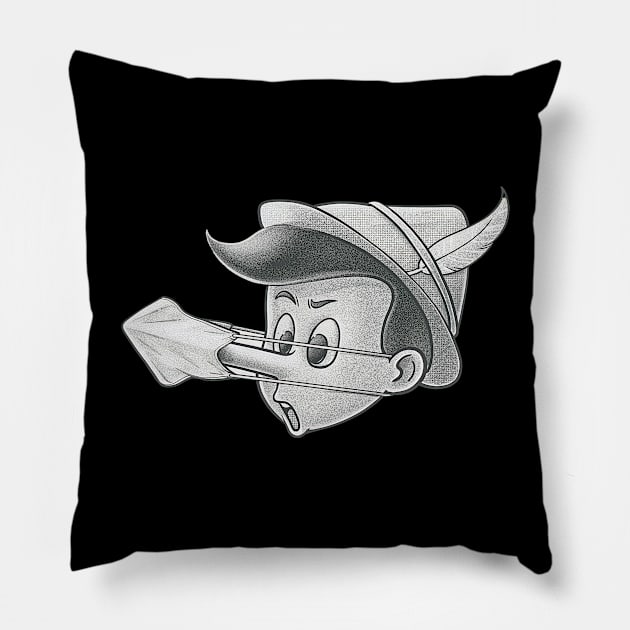 Pinocchio With Face Mask Pillow by Emart