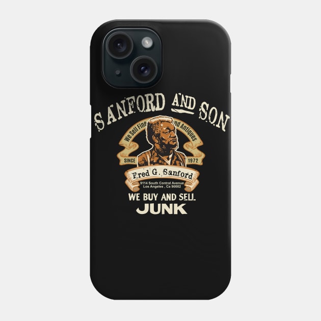 Fred Sanford Seller of Fine Second Hand Junk Sanford and Son Phone Case by Alema Art