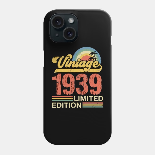 Retro vintage 1939 limited edition Phone Case by Crafty Pirate 