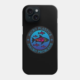 Microplastic Pollution - Save Our Oceans Phone Case