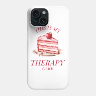 THIS IS MY THERAPY CAKE Baking Phone Case