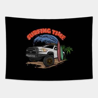 4Runner Toyota Surfing Time Holiday - White Tapestry