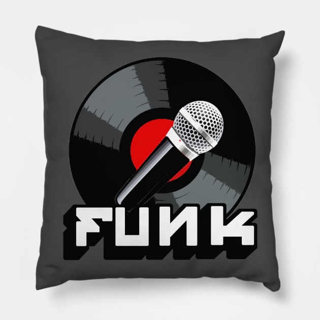 Funk Pillow by NineBlack