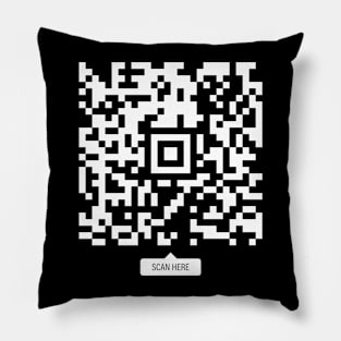 Scan me design Pillow